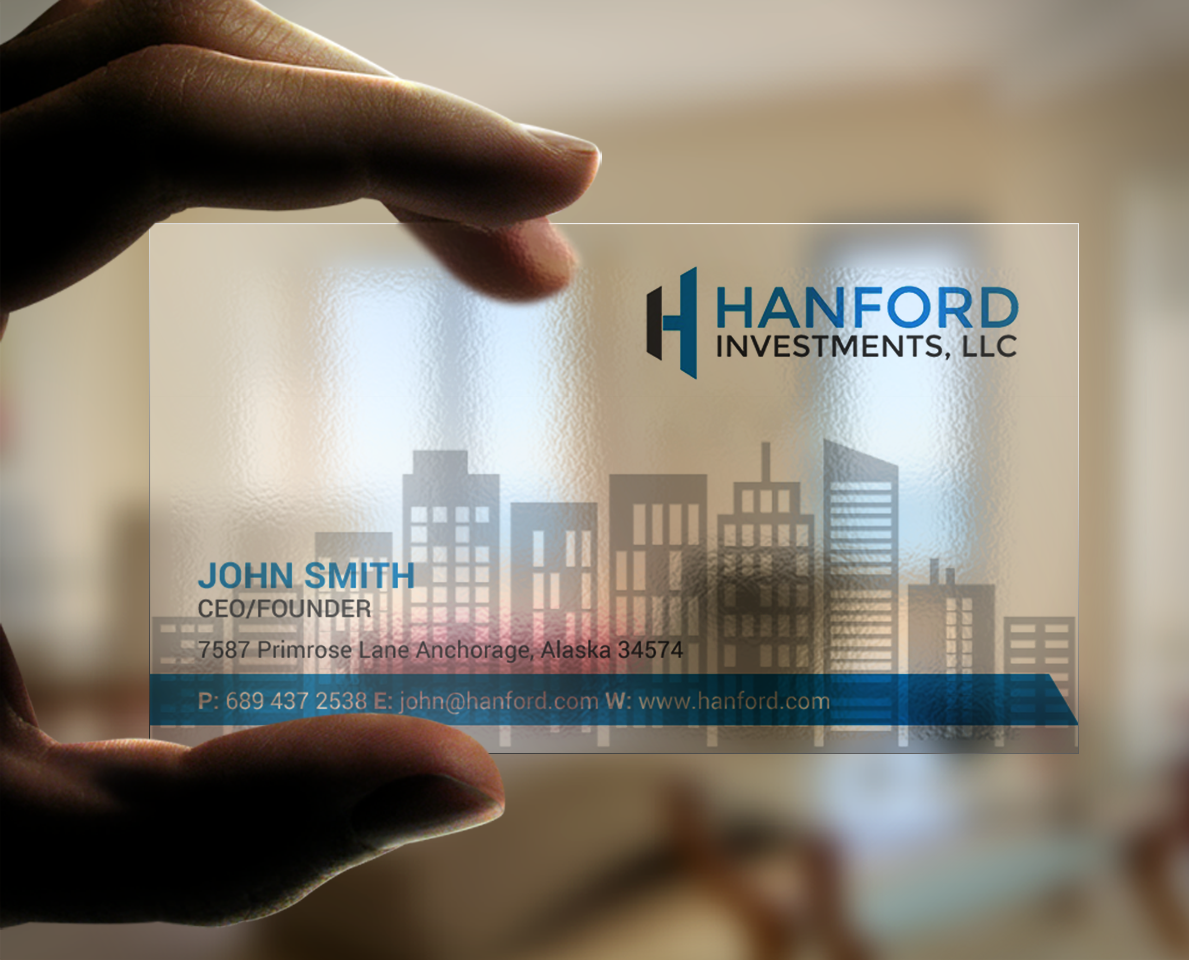 Visitenkarten-Design von chandrayaan.creative für Hanford Investments, LLC | Design #21123429