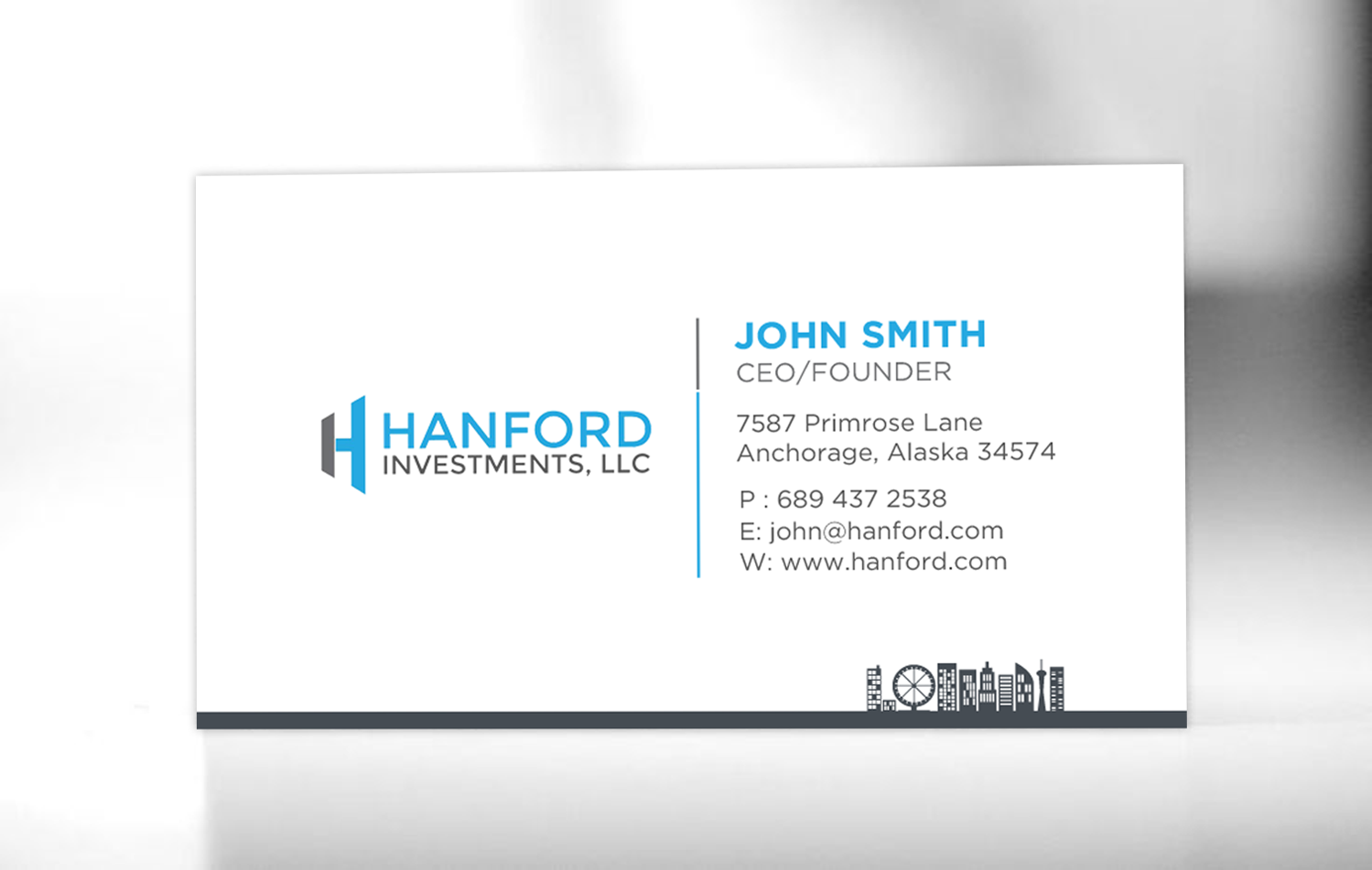 Business Card Design by chandrayaan.creative for Hanford Investments, LLC | Design #21123436