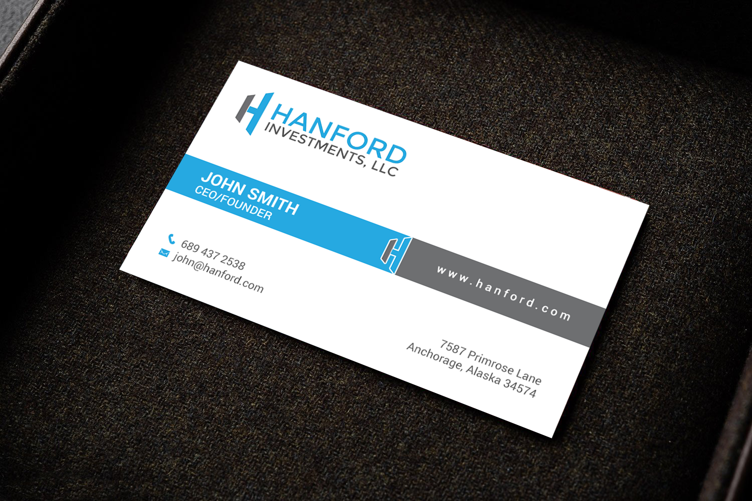 Business Card Design by chandrayaan.creative for Hanford Investments, LLC | Design #21123439