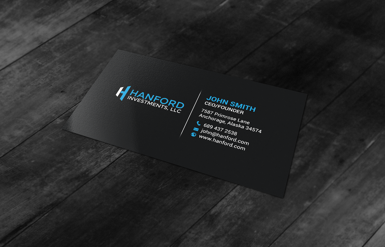 Business Card Design by chandrayaan.creative for Hanford Investments, LLC | Design #21123440
