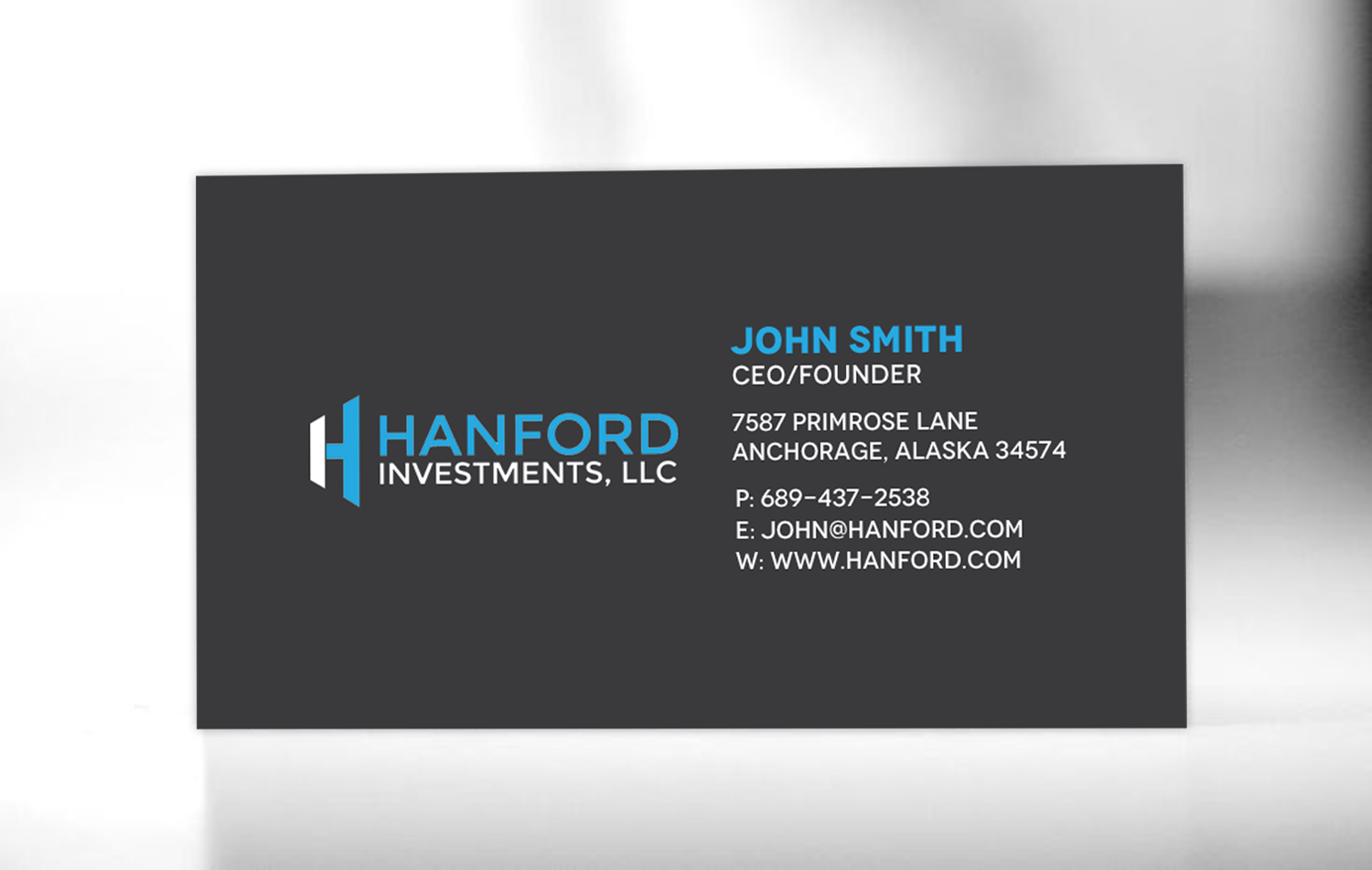 Business Card Design by chandrayaan.creative for Hanford Investments, LLC | Design #21123454