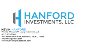 Visitenkarten-Design von Yudha 1 für Hanford Investments, LLC | Design: #21127232