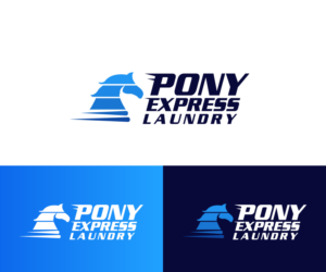 Pony Express Laundry | Diseño de Logo por Sergio Coelho