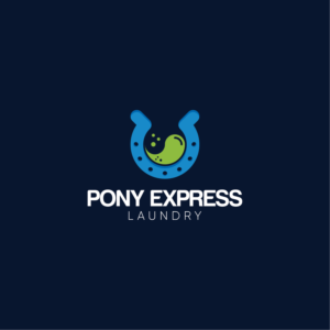 Pony Express Laundry | Logo-Design von Andylicious