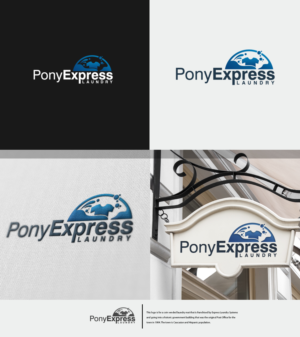 Pony Express Laundry | Logo-Design von ivan