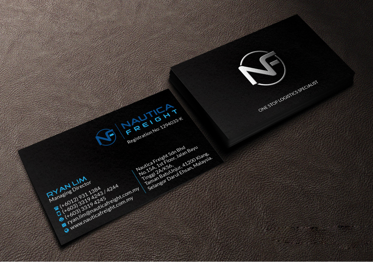 Business Card Design by Creations Box 2015 for Nautica Freight | Design #21106470