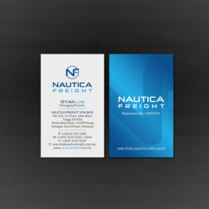 Design de Carte de Visite par Creations Box 2015 pour Nautica Freight | Design : #21106477