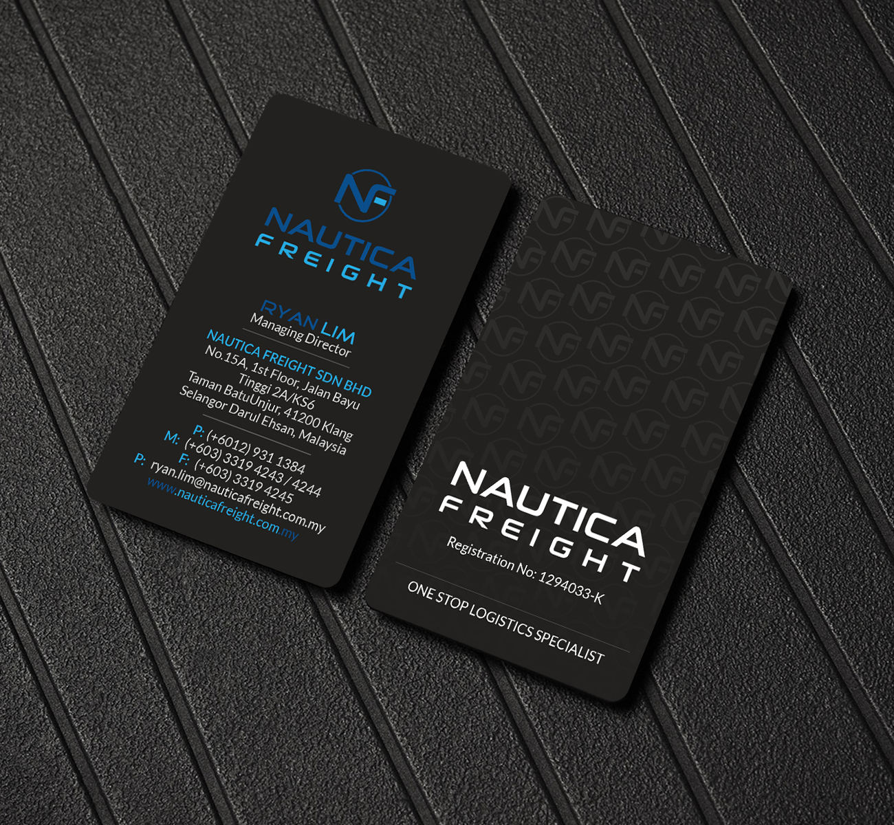 Visitenkarten-Design von Creations Box 2015 für Nautica Freight | Design #21109840