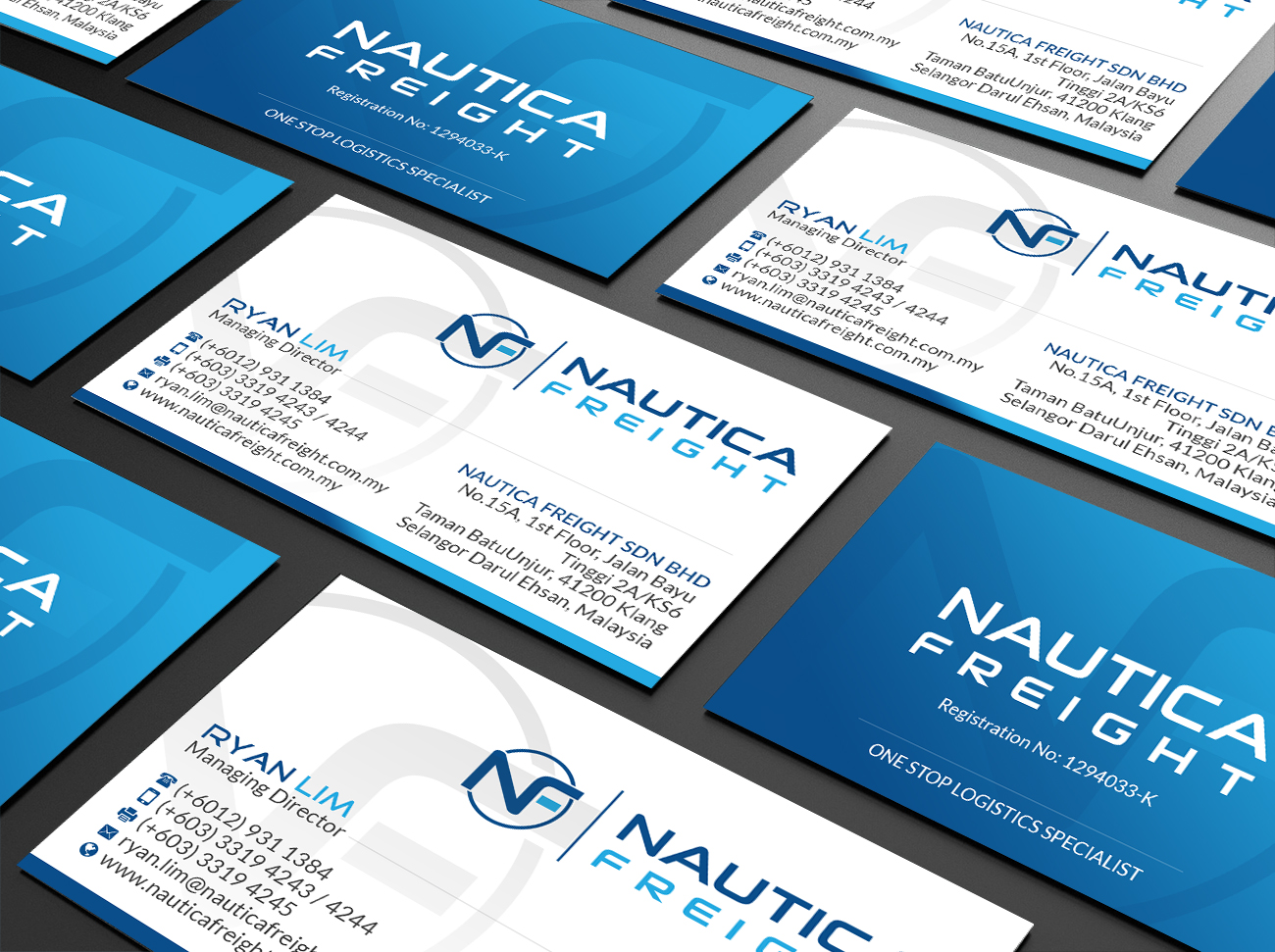 Design de Carte de Visite par Creations Box 2015 pour Nautica Freight | Design #21109842