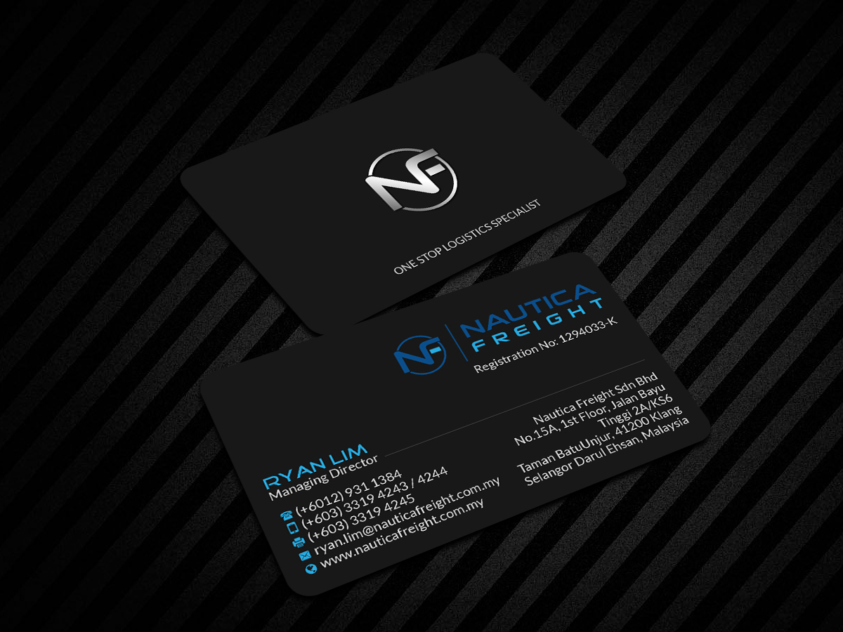 Visitenkarten-Design von Creations Box 2015 für Nautica Freight | Design #21109845