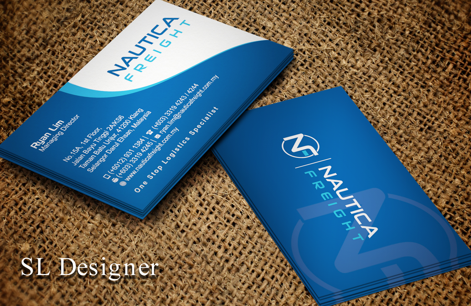 Business Card Design by SL Designer for Nautica Freight | Design #21098118