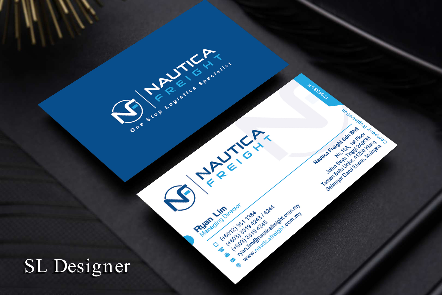 Business Card Design by SL Designer for Nautica Freight | Design #21098126