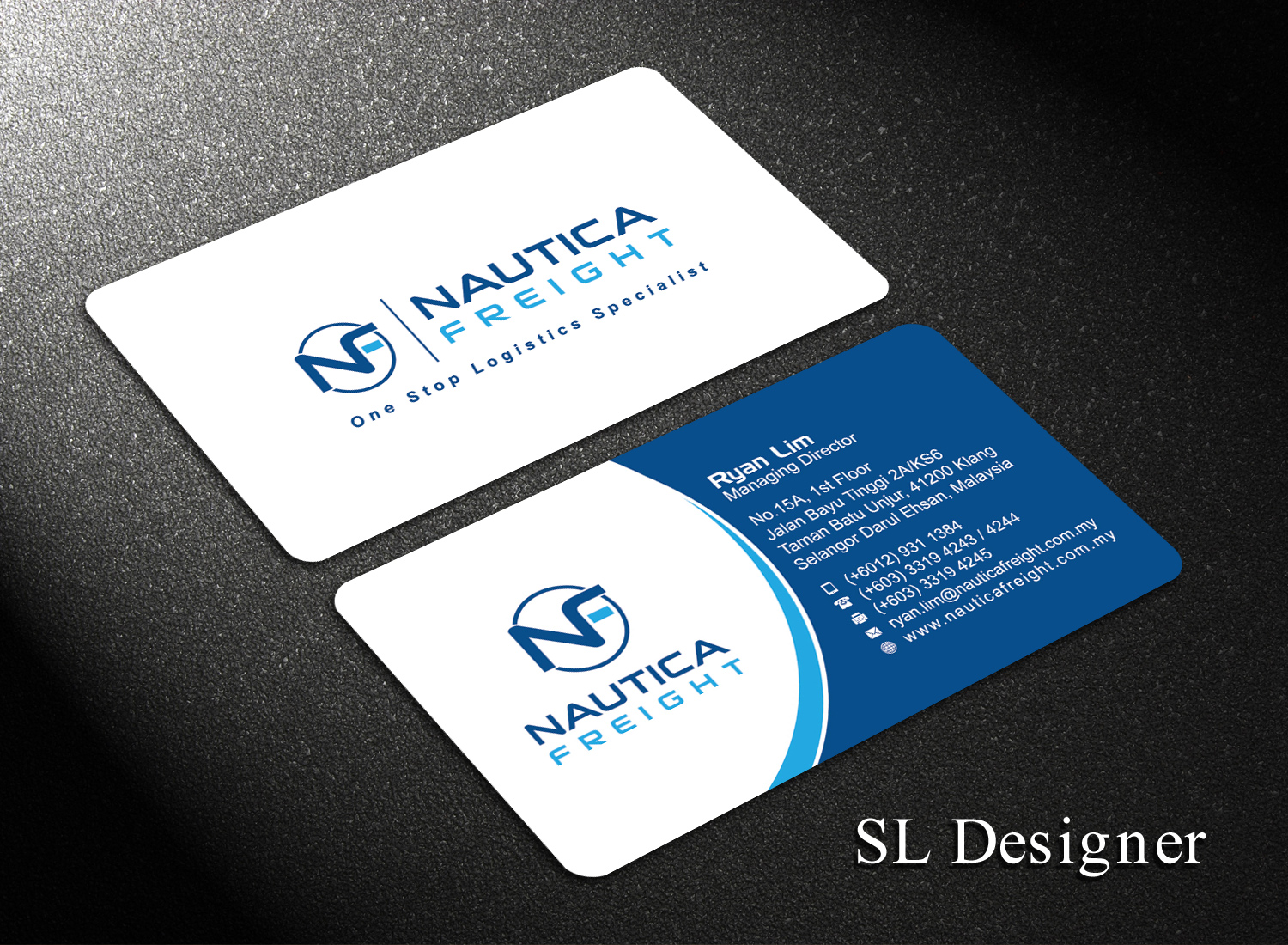 Business Card Design by SL Designer for Nautica Freight | Design #21098129