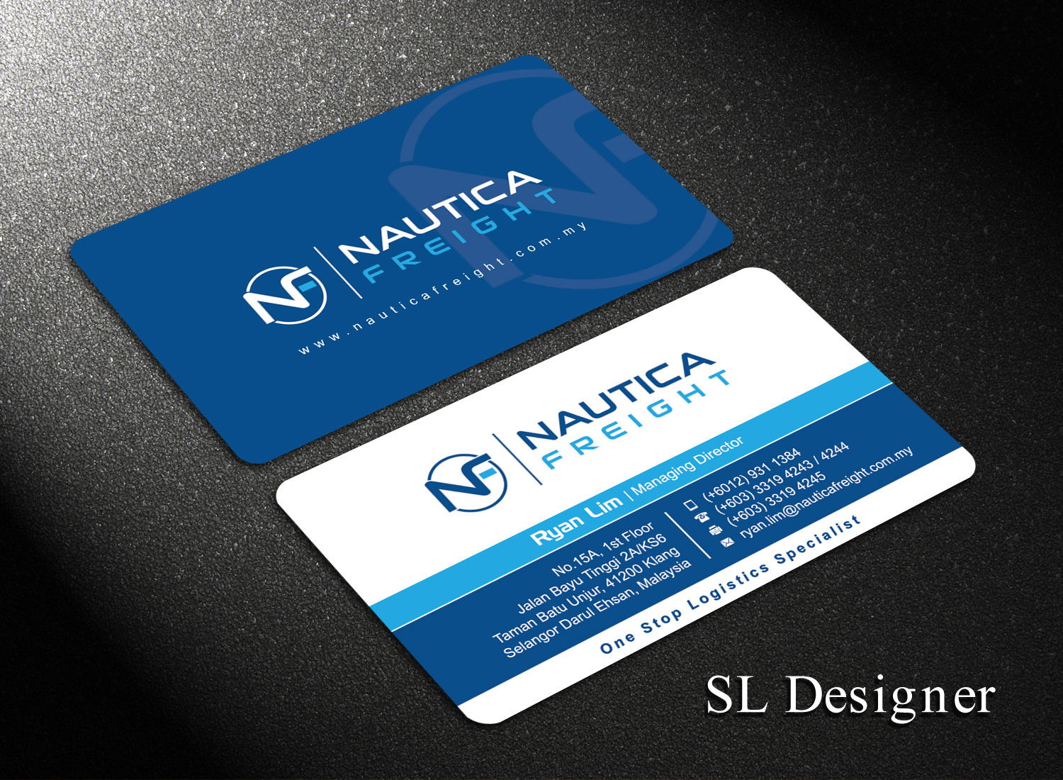 Business Card Design by SL Designer for Nautica Freight | Design #21098130