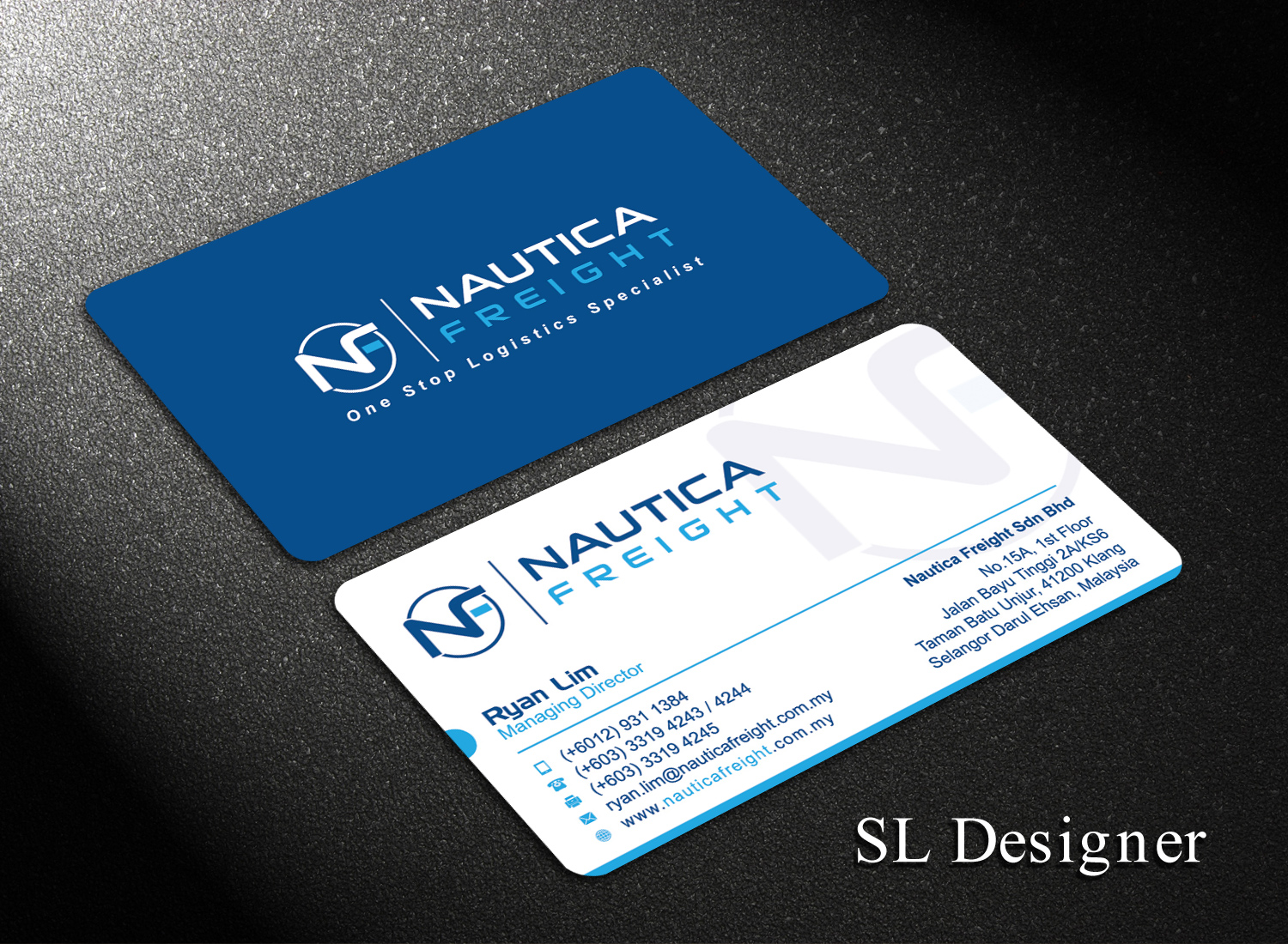 Business Card Design by SL Designer for Nautica Freight | Design #21098133