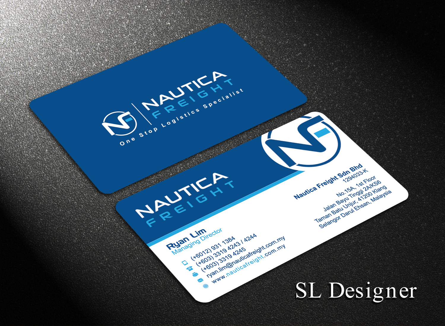 Business Card Design by SL Designer for Nautica Freight | Design #21098135