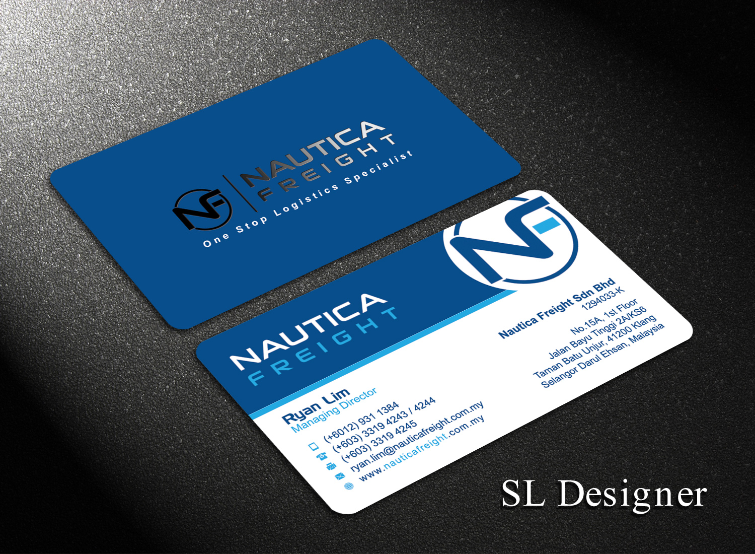 Business Card Design by SL Designer for Nautica Freight | Design #21098149