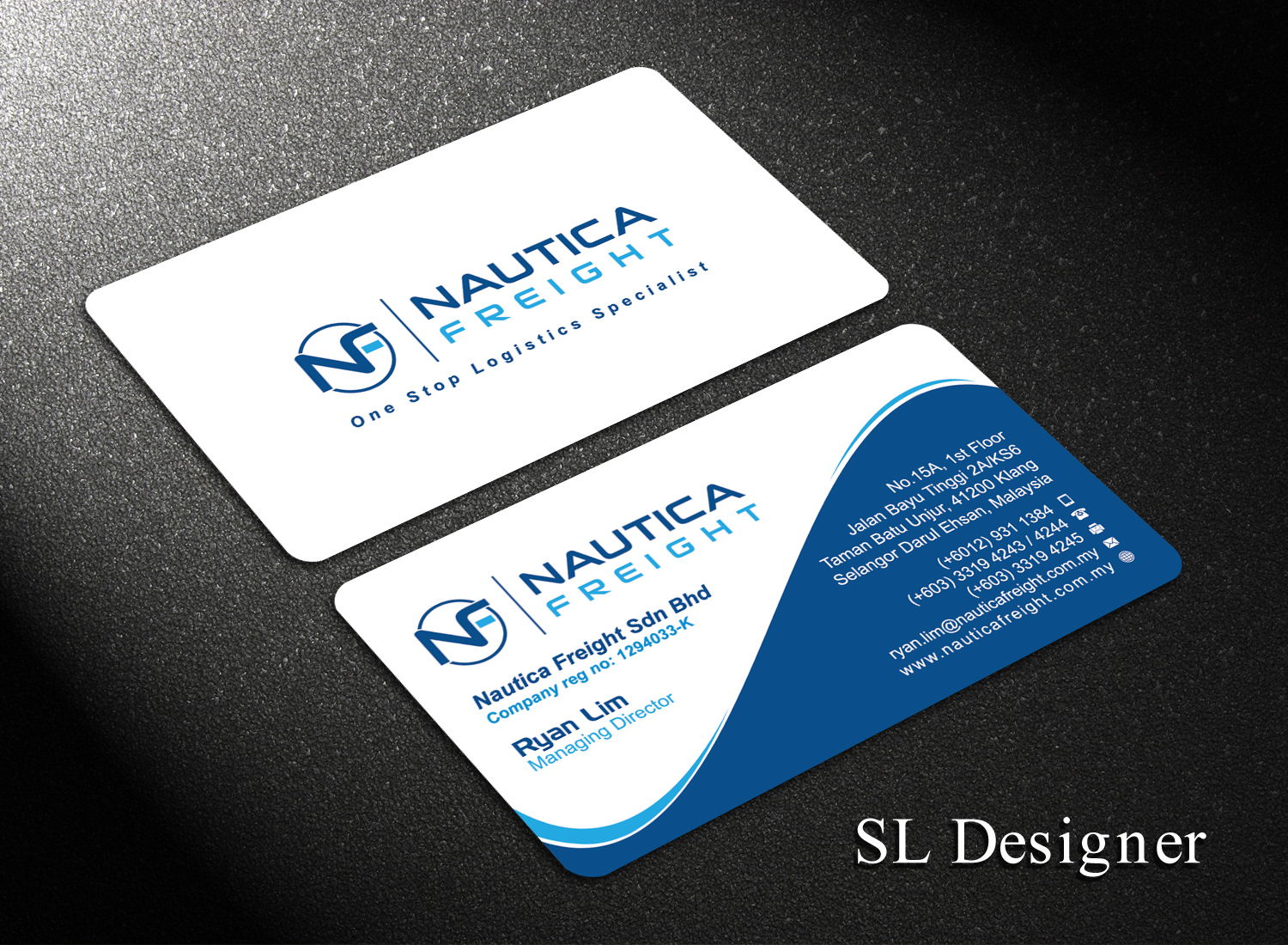 Business Card Design by SL Designer for Nautica Freight | Design #21100874
