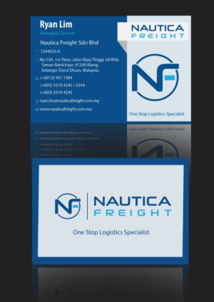 Design de Carte de Visite par bdebroy pour Nautica Freight | Design #21148266