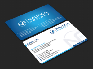 Project Name Card Design, Nautica Freight | Business Card Design by Bold Pixels