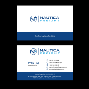 Business Card Design by Nur Banu for Nautica Freight | Design: #21137883