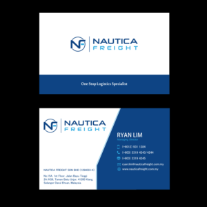 Business Card Design by Nur Banu for Nautica Freight | Design: #21137884