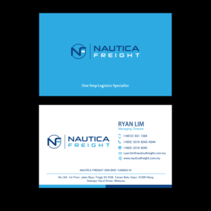 Business Card Design by Nur Banu for Nautica Freight | Design: #21137885