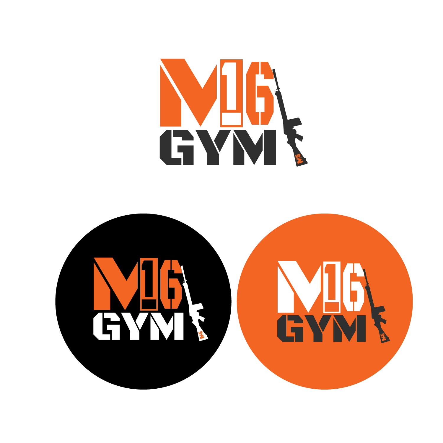 Logo Design by uk for M16 GYM | Design #21104043