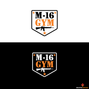 M16 GYM | Diseño de Logo por Graphic Bricks