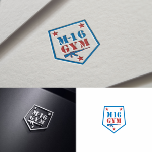 Logo Design by saher khan 2 for M16 GYM | Design: #21105664