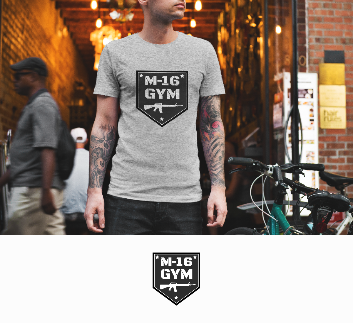 Logo Design by Top1Design for M16 GYM | Design #21101832