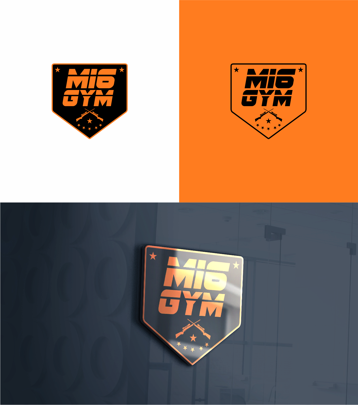 Logo Design by creativechauhan1989 for M16 GYM | Design #21100652