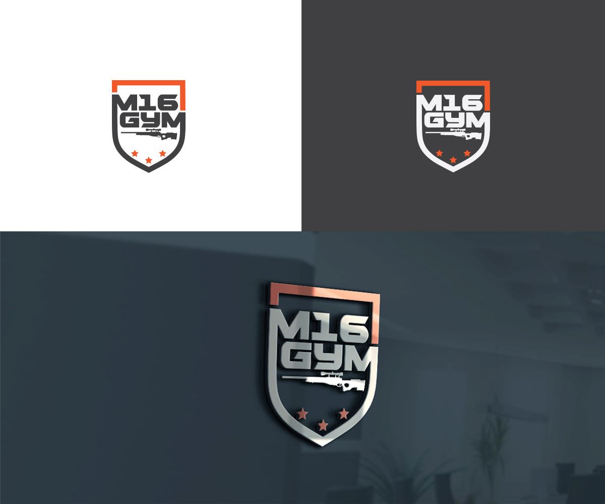 Logo Design by POONAM 44 for M16 GYM | Design #21105087