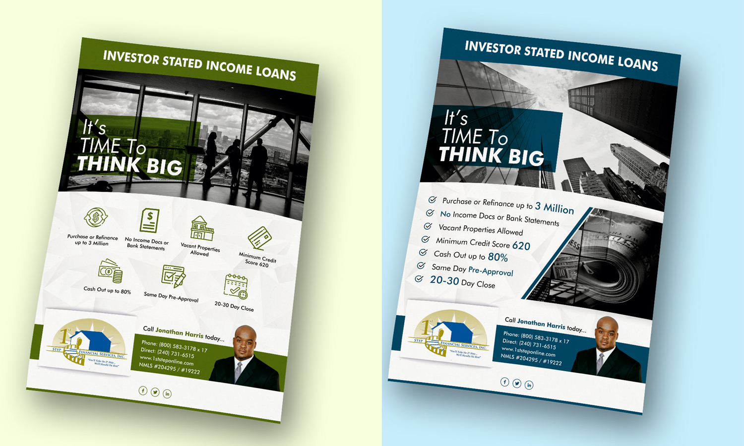 Diseño de Flyer por ecorokerz para 1st Step Financial Services, Inc. | Diseño #21117968
