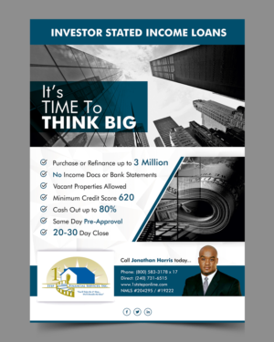 Flyer Design by ecorokerz for 1st Step Financial Services, Inc. | Design #21120809