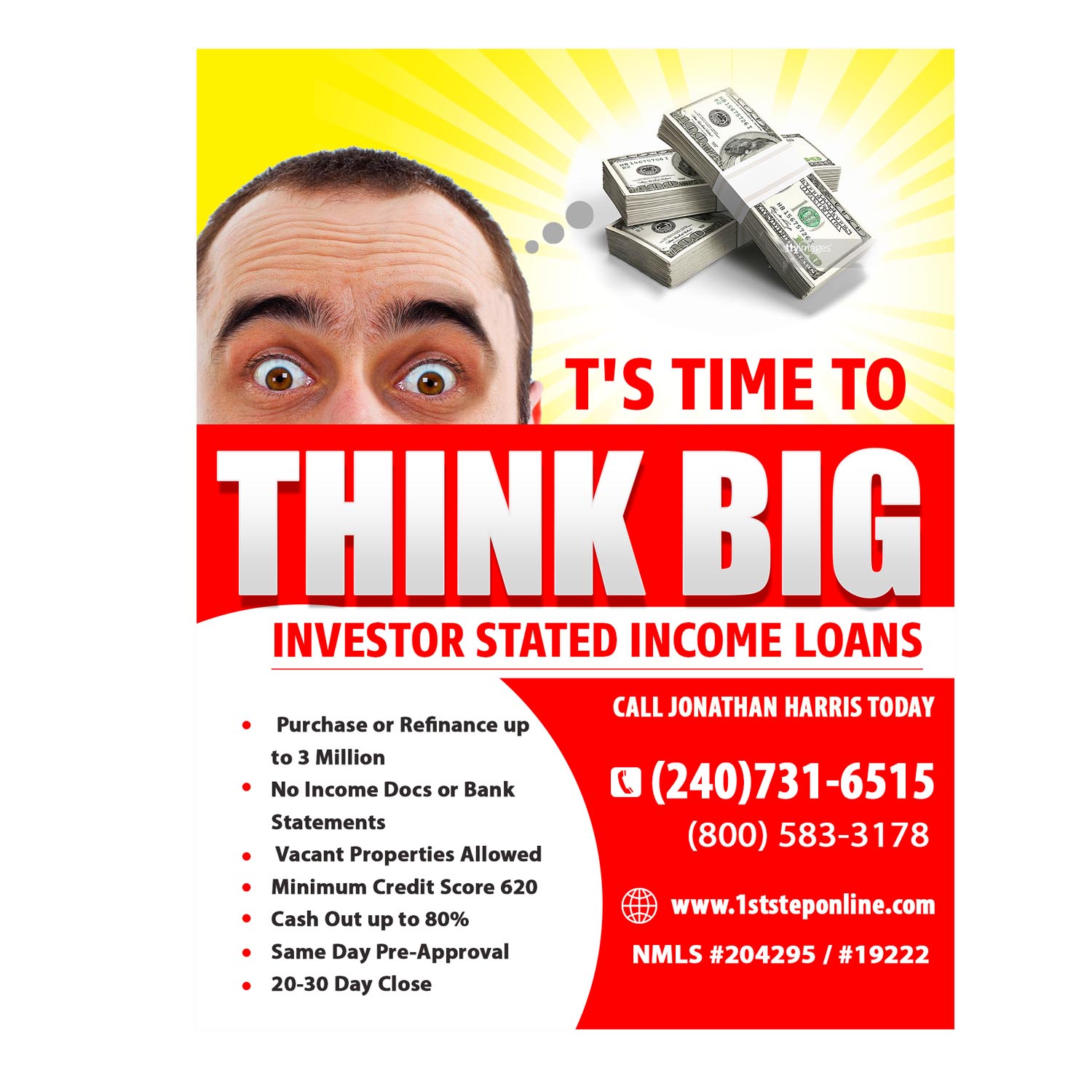 Flyer Design by Finley Johnson for 1st Step Financial Services, Inc. | Design #21106815