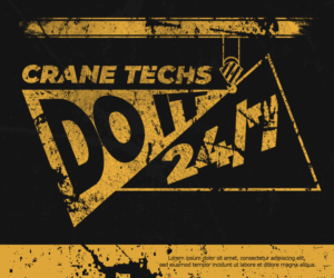 Crane Techs do it 24/7 Graphic T-Shirt | Diseño de Camiseta por YERR®
