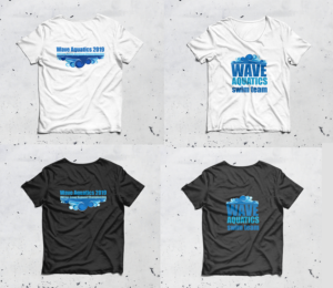 Diseño de Camiseta por alghebr para Wave Aquatics | Diseño: #21149107