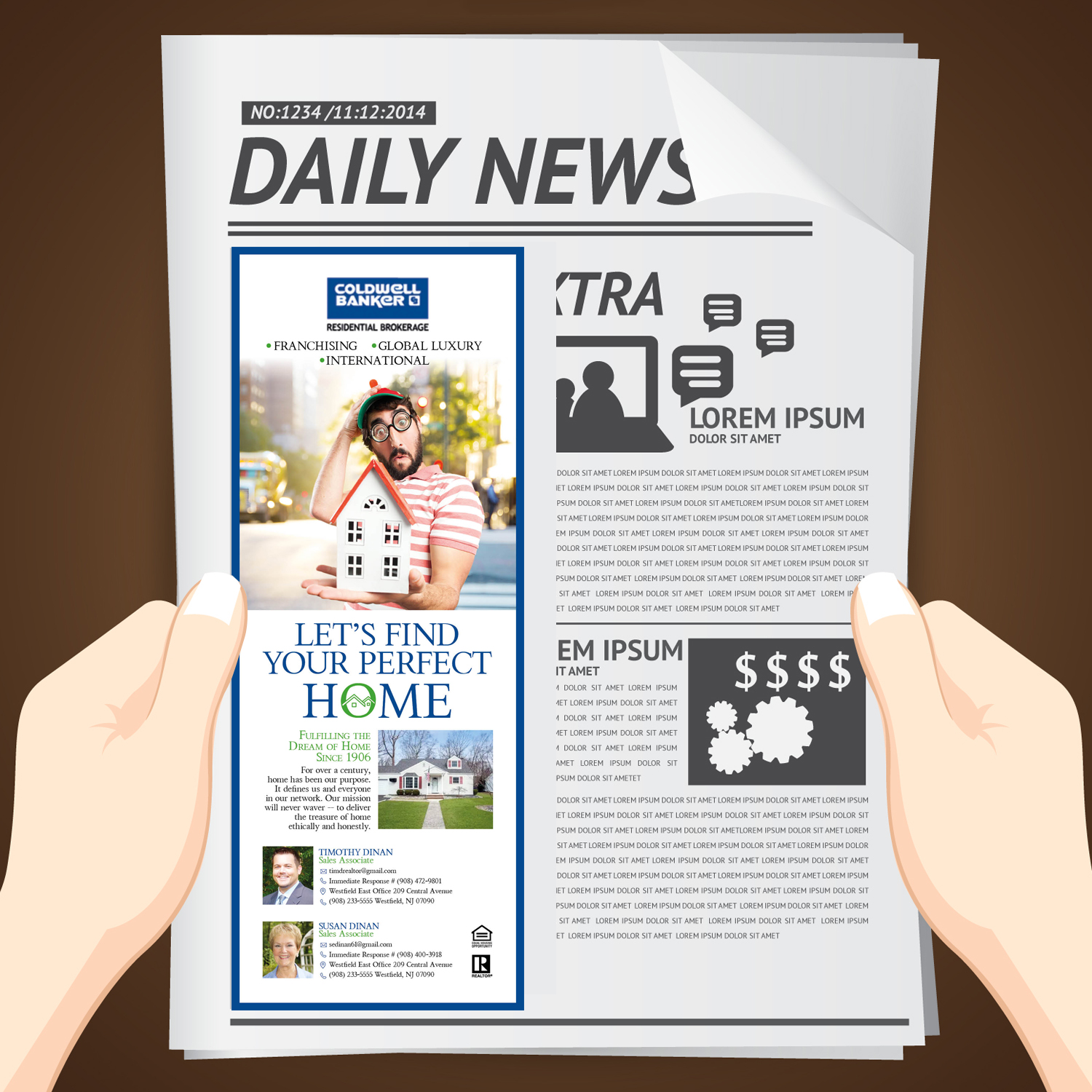 Newspaper Ad Design by sriguru.srinu for this project | Design #21127450