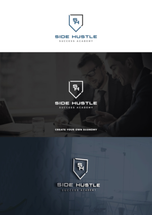 Side Hustle Success Academy - "Create your own Economy" | Logo Design by christianpoetoe