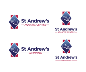 St Andrew's Aquatic Centre and St Andrew's Swimming | Logo Design by Mario