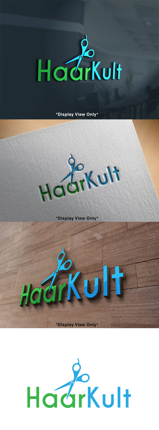Logo Design by Mylogo 3 for Haarkult Franpet Frisörbetrieb | Design: #21122891