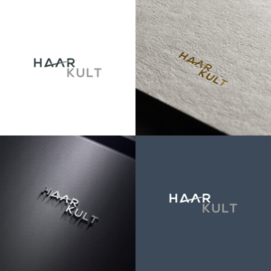 Logo Design by anggun diantorro 2 for Haarkult Franpet Frisörbetrieb | Design: #21109207