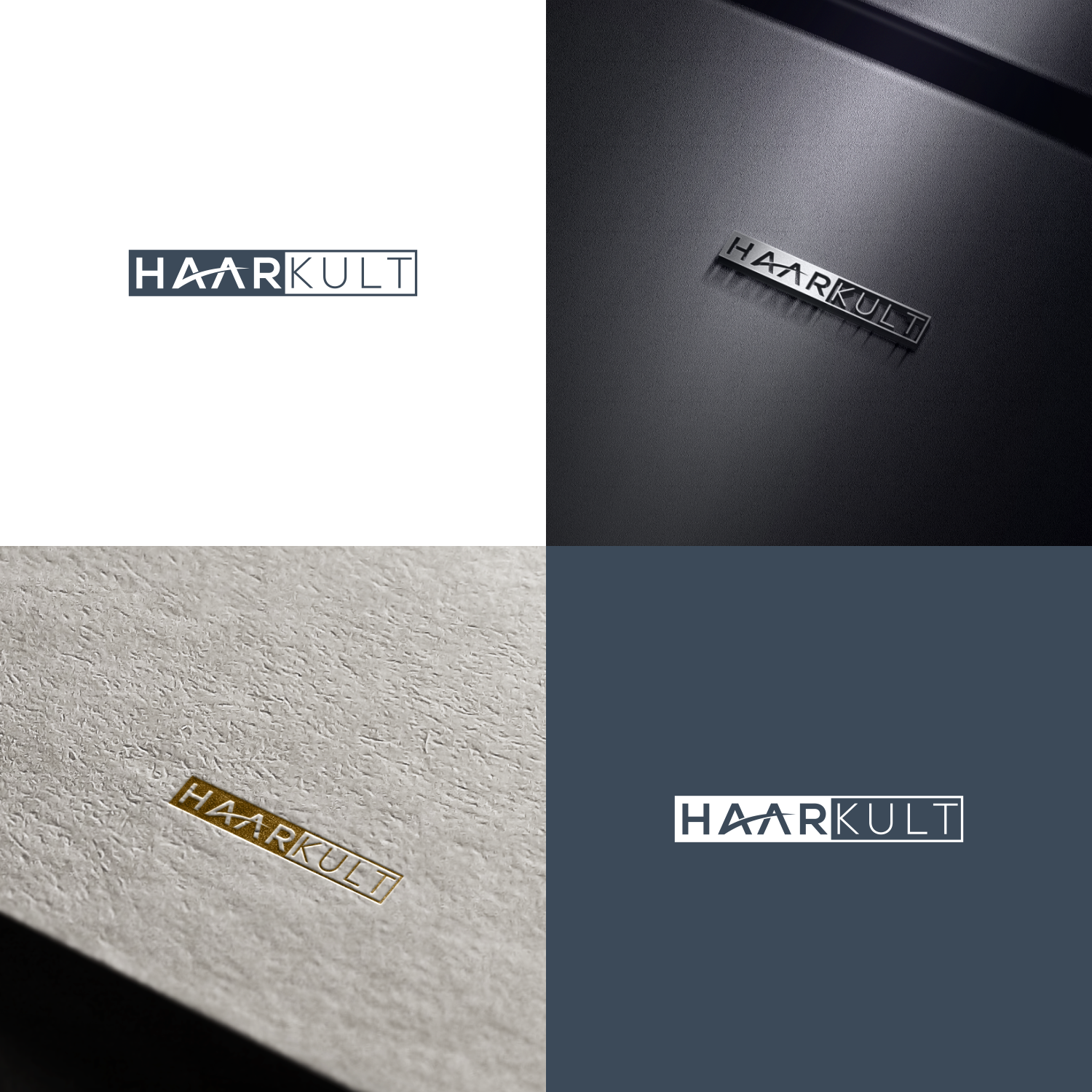 Logo Design by anggun diantorro 2 for Haarkult Franpet Frisörbetrieb | Design #21109208