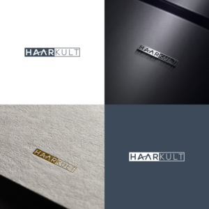 Logo Design by anggun diantorro 2 for Haarkult Franpet Frisörbetrieb | Design: #21109208