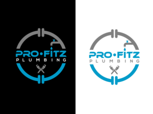 Pro. Fitz. Plumbing  | Diseño de Logo por Texel