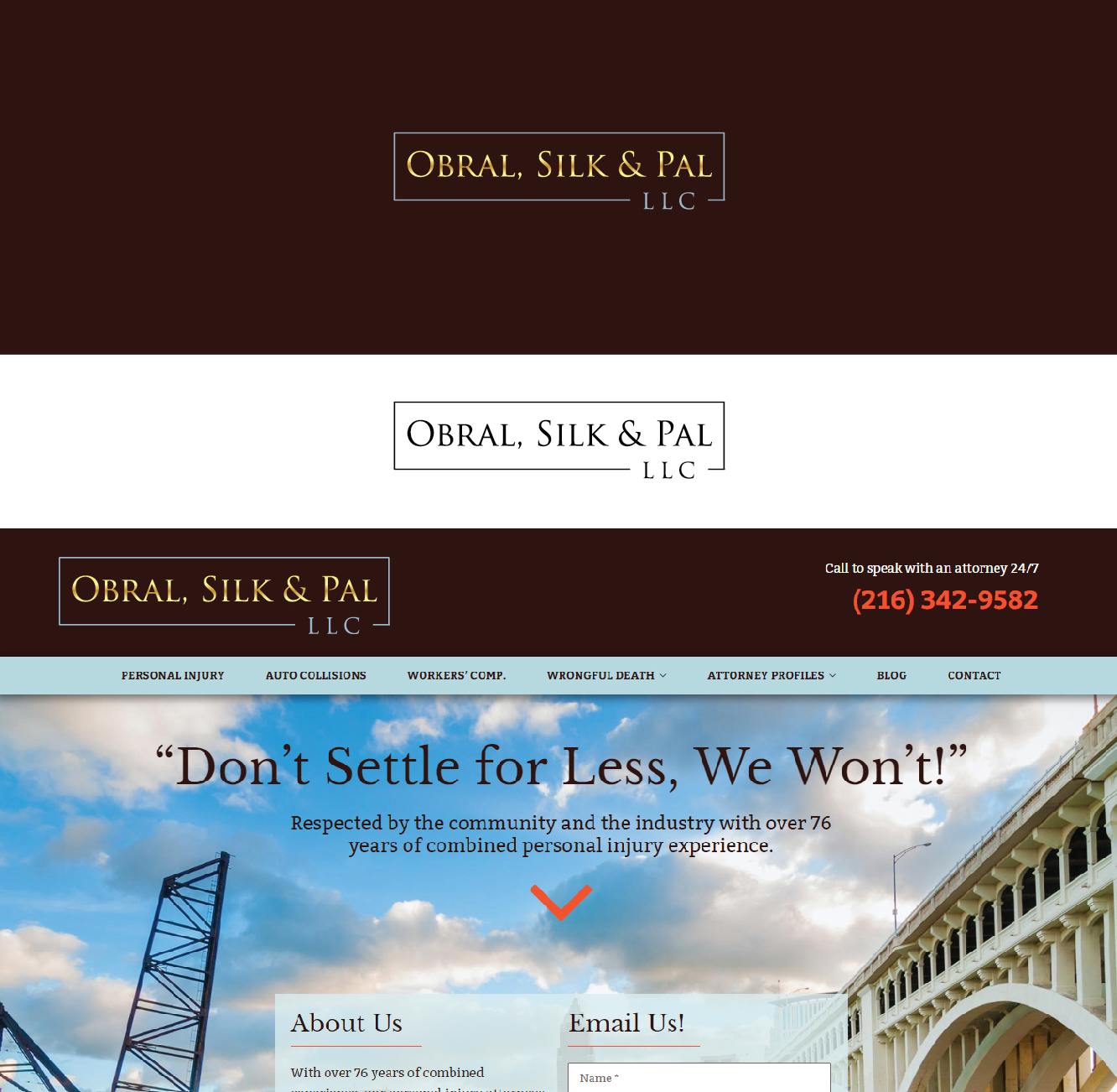 Logo Design by Ves-Boycheva for Obral, Silk & Associates, LLC | Design #21164845