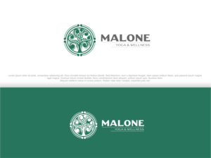 Malone Yoga & Wellness | Design de Logo par artswolf