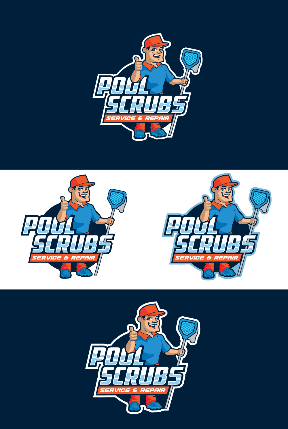 Logo Design by NenadM for Pool Scrubs | Design: #21250772