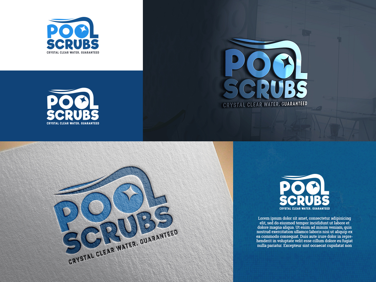 Diseño de Logo por happybrain design para Pool Scrubs | Diseño #21115740